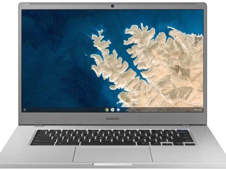 (Open Box) Samsung Chromebook 4 + 15.6-in 6GB 64GB - Platinum Titan Supply