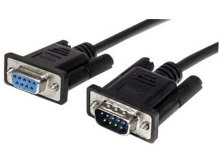 StarTech.com 2m Black Straight Through DB9 RS232 Serial Cable - M F For Cheap