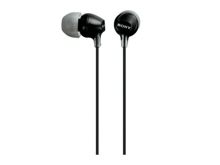 Sony MDR-EX15LP In-Ear Headphones Black Online now