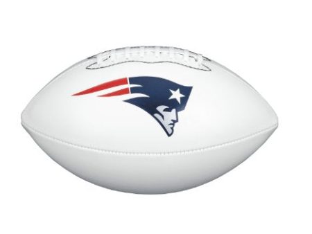 NFL Team Logo Autograph Football New England Patriots Online now