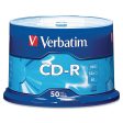 Verbatim CD-R 700MB 52X with Branded Surface - 50pk Spindle Cheap