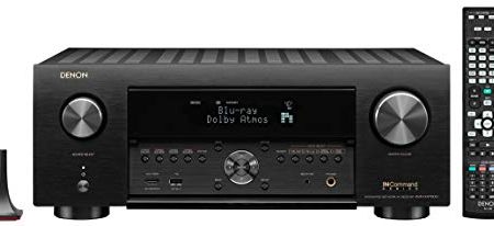 Denon AVR-X4700H 8K Ultra HD 9.2 Channel (125 Watt X 9) AV Receiver 2020 Model - 3D Audio & Video with IMAX Enhanced, Built for Gaming, Music Streaming, Alexa + HEOS Online