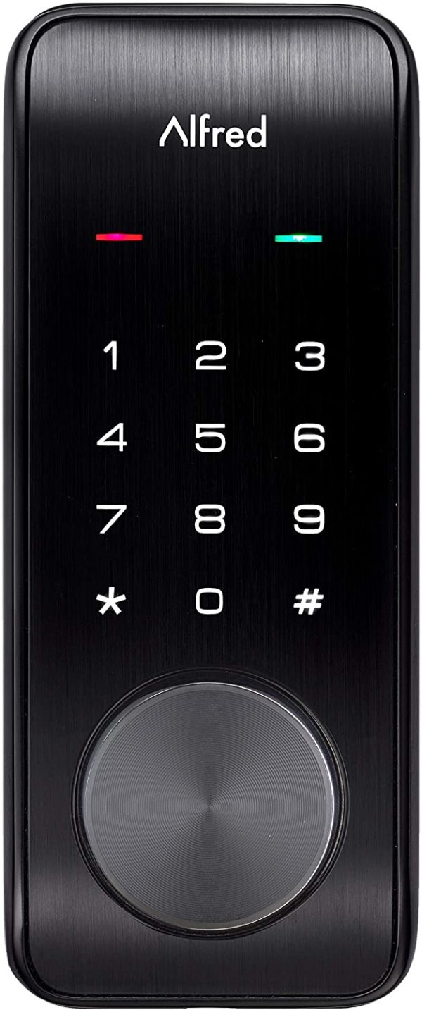 Alfred DB2-B-BL Smart Door Lock Deadbolt Touchscreen Keypad,  Key Entry + Bluetooth - Black For Cheap