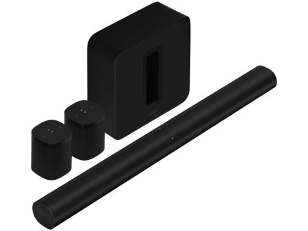 SONOS 5.1 Surround Set w  Arc Soundbar + Sub - Black Online now