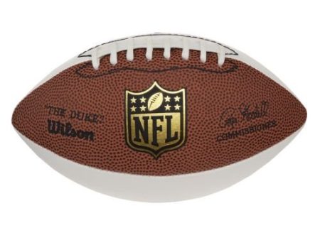 Wilson NFL Mini Autograph Football - WTF1691 White Panel Online Sale