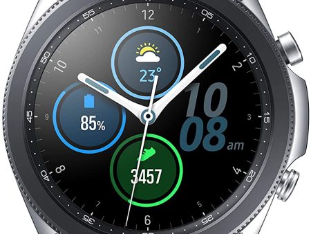 (Open Box) Samsung Galaxy Watch 3 (45MM) BT Silver SM-R840NZSAXAR (2020) For Discount