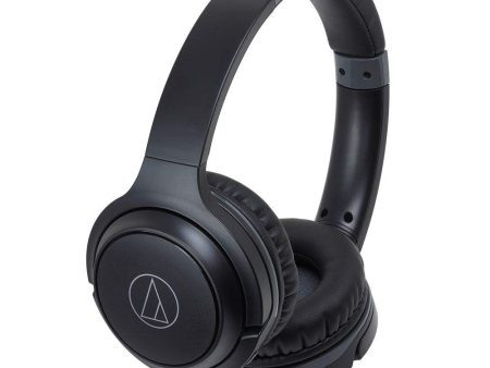 Audio Technica ATH-S200BTBK SonicFuel Wireless On-Ear Headphones, Black Online now