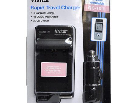 Vivitar QC101 AC DC Rapid Charger For Online now