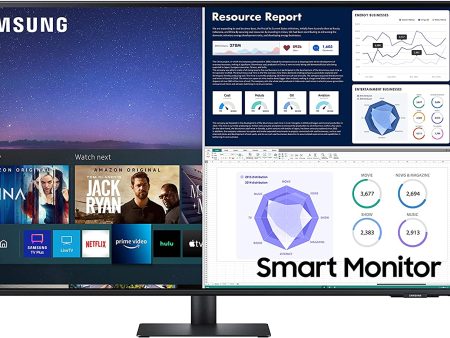 Samsung 43-Inch Class Monitor M7 Series - UHD Smart Monitor LS43AM702UNXZA, 2021 Model Discount