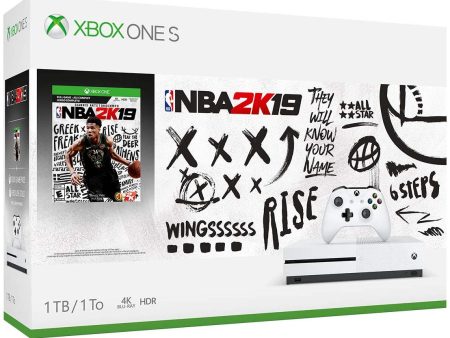 Microsoft Xbox One S 1TB Console - NBA 2K19 Bundle Online now