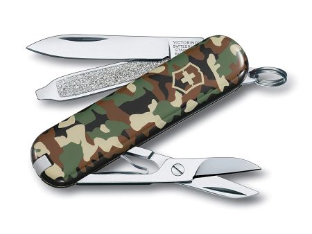 Victorinox Swiss Army Classic SD Multipurpose Tool, Camouflage For Sale