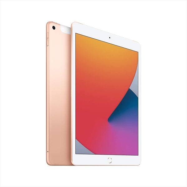 Apple 10.2-inch iPad Wi-Fi + Cellular 128GB - Gold (Fall 2020) 8th Gen Fashion