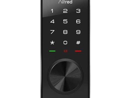 Alfred Touchscreen Keypad Pin + Bluetooth + + Z-Wave Key Entry (DB1-C-BL) Deadbolt Smart Door Lock Fashion