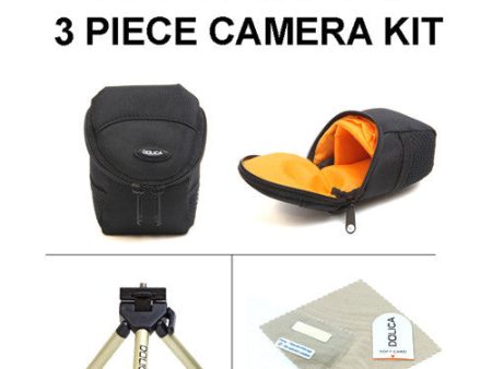 Dolica 3 Piece - Point N Shoot Digital Camera Kit on Sale