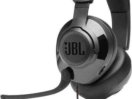 JBL Quantum 300 Wired Over-Ear Gaming Headset, Black For Sale