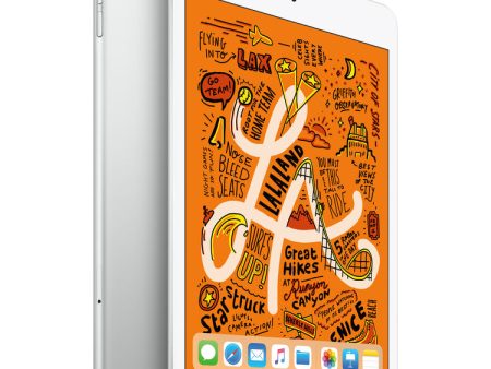 Apple iPad mini Wi-Fi + Cellular 64GB - Silver 5th Gen (2019) Discount