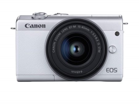 Canon EOS M200 EF-M 15-45mm is STM Kit (White) Online