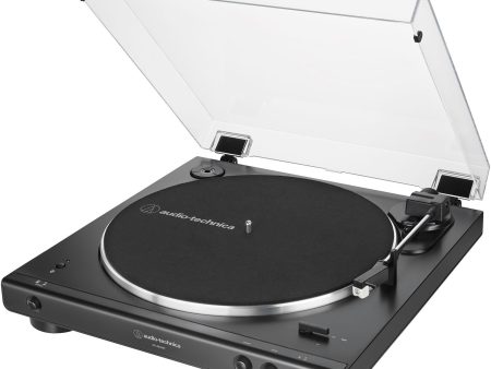 Audio Technica AT-LP60XBT Fully Automatic Wireless Belt-Drive Stereo Turntable, Black Fashion