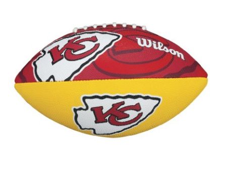 Wilson NFL Junior Team Logo Football (Kansas City Chiefs) Supply