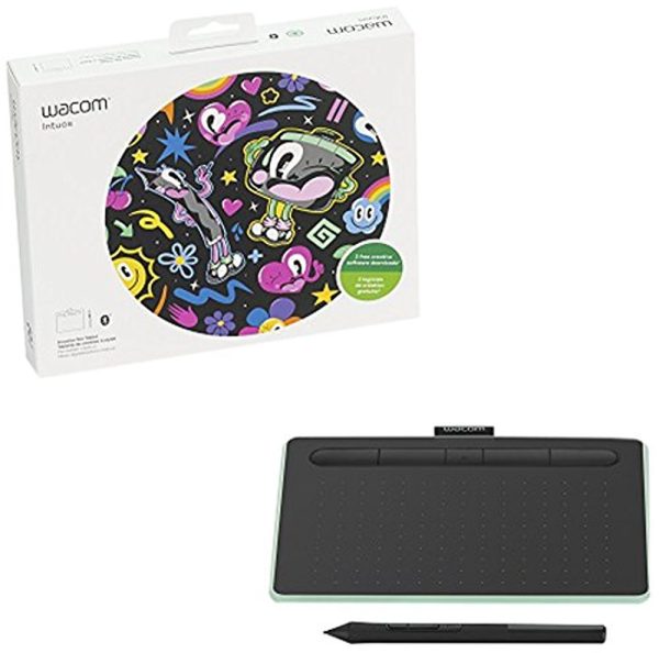 Wacom Intuos Small, Bluetooth, Pistachio (CTL4100WLE0) For Sale