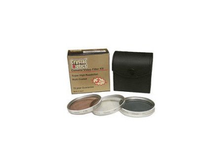 Sakar 43mm 3-Piece Polarizer UV F-DL Filter Kit,Metal Rim with Leather Case,15 Year Warranty Fashion