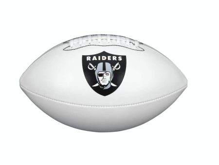 Wilson WTF1193IDOA  Wilson NFL Team Autograph Football - Oakland Raiders For Sale