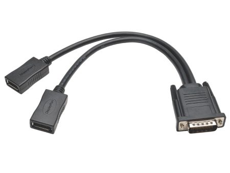 Tripp Lite 1ft DMS-59 to Dual DisplayPort Splitter Y Cable M Fx2 Online now