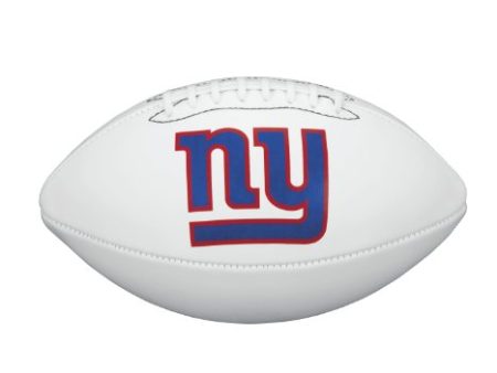 NFL Team Logo Autograph Football New York Giants Cheap