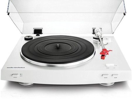 Audio-Technica AT-LP3WH Fully Automatic Belt-Drive Stereo Turntable, White For Discount