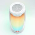 JBL Pulse 4 Portable Bluetooth Speaker w LED Lightshow, White Sale