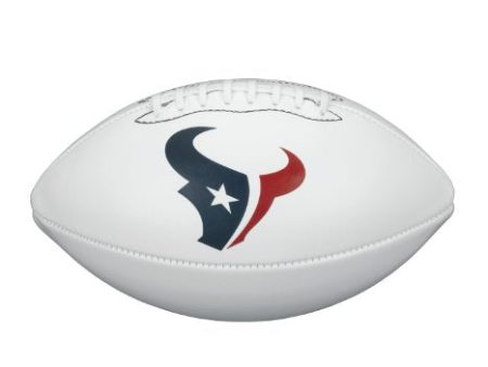 NFL Team Logo Autograph Football Houston Texans Fashion