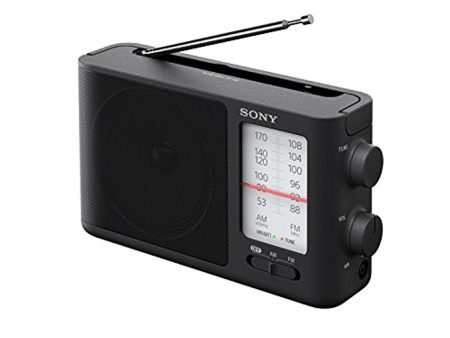 Sony ICF506 Portable AM FM Radio with Carrying Handle,AC or AA Battery-Powered For Sale