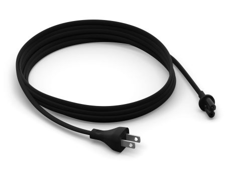 SONOS 11.5ft (3.5m) Power Cable for Play:5, Beam and Amp - Black Online Hot Sale