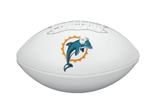 NFL Team Logo Autograph Football Miami Dolphins Supply