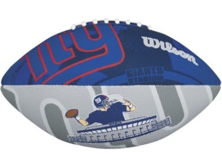 Wilson NFL New York Giants Junior Team Logo Football Online