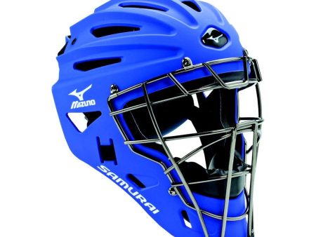 Mizuno G4 Samurai Catcher s Helmet - Royal Blue Online