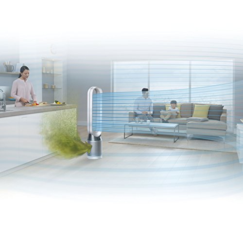 Dyson Pure Cool Purifying Tower Fan TP04, White Silver For Cheap