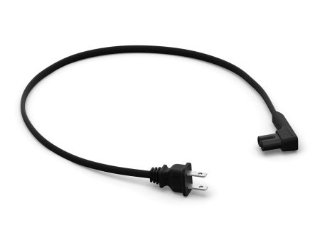 SONOS 19.7in (.5m) Power Cable for One and Play:1 - Black Hot on Sale