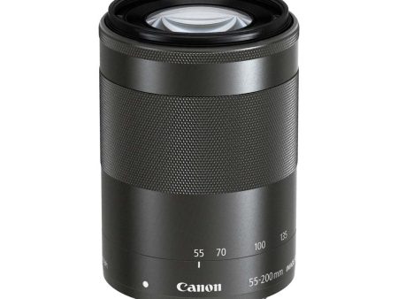 Canon EF-M 55-200mm f 4.5-6.3 IS STM Lens (Black) on Sale