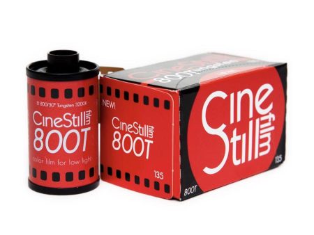 CineStill 800Tungsten 135-36 Color Neg. Film (One Roll) For Sale