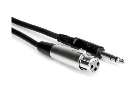 Hosa Stereo 1 4” Male to 3-Pin XLR Female Interconnect Cable - 3’ Discount