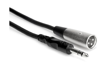 Hosa Stereo 1 4” Male to 3-Pin XLR Male Interconnect Cable - 3’ For Sale