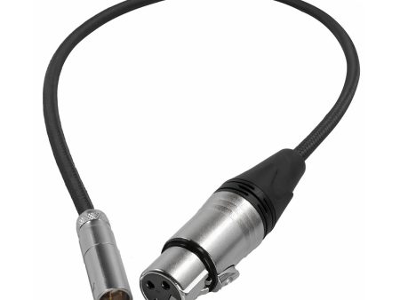 Kondor Blue 16” Mini XLR to XLR for BMPCC 4K 6K and C70 (Black) For Sale